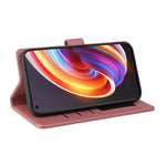 Custodia per telefono in pelle magnetica GQUTROBE Skin Feel, For Realme X7 Pro