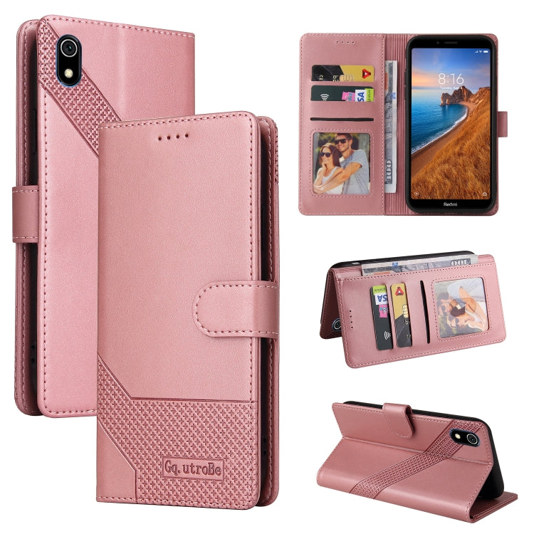 Custodia per telefono in pelle magnetica GQUTROBE Skin Feel, For Xiaomi Redmi 7A, For Xiaomi Redmi 9A, For Xiaomi Redmi 9C, For Xiaomi Redmi 9T
