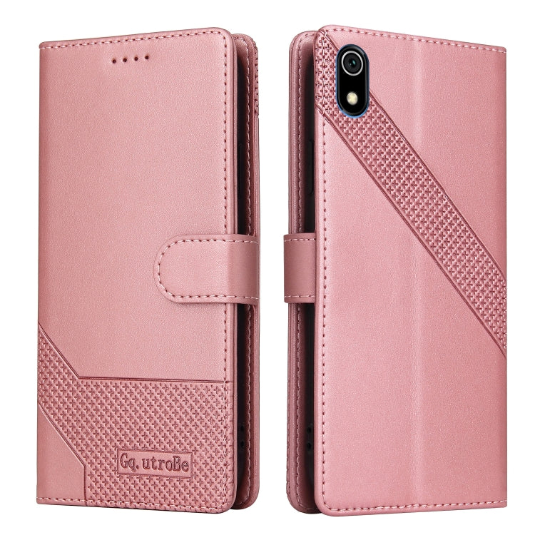 Custodia per telefono in pelle magnetica GQUTROBE Skin Feel, For Xiaomi Redmi 7A, For Xiaomi Redmi 9A, For Xiaomi Redmi 9C, For Xiaomi Redmi 9T