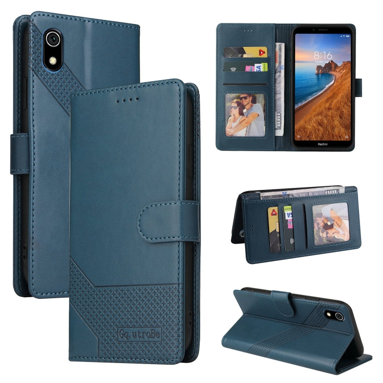 Custodia per telefono in pelle magnetica GQUTROBE Skin Feel, For Xiaomi Redmi 7A, For Xiaomi Redmi 9A, For Xiaomi Redmi 9C, For Xiaomi Redmi 9T
