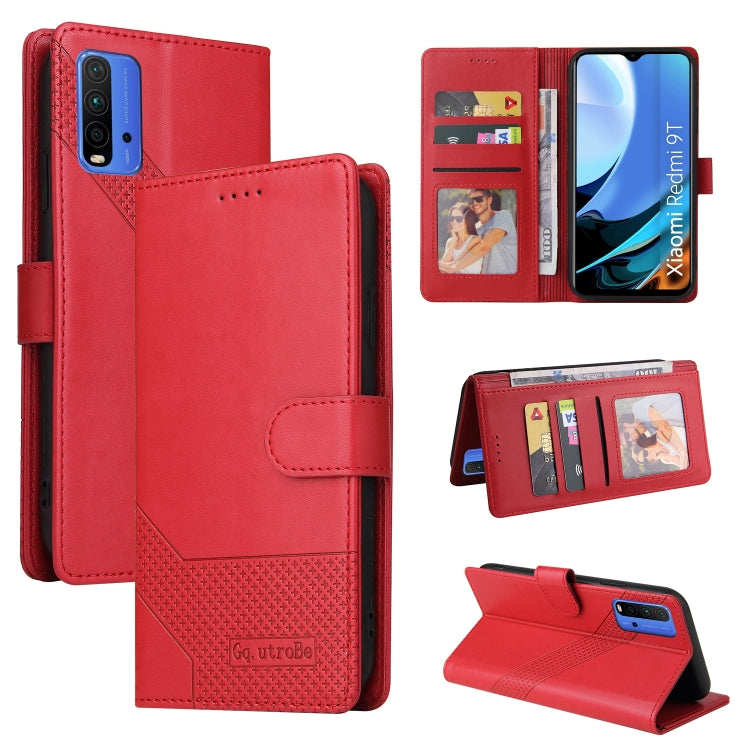 Custodia per telefono in pelle magnetica GQUTROBE Skin Feel, For Xiaomi Redmi 7A, For Xiaomi Redmi 9A, For Xiaomi Redmi 9C, For Xiaomi Redmi 9T