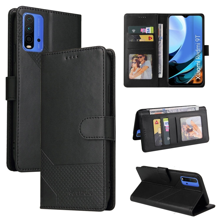 Custodia per telefono in pelle magnetica GQUTROBE Skin Feel, For Xiaomi Redmi 7A, For Xiaomi Redmi 9A, For Xiaomi Redmi 9C, For Xiaomi Redmi 9T