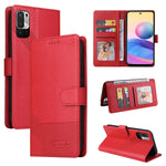 Custodia per telefono in pelle magnetica GQUTROBE Skin Feel, For Xiaomi Redmi Note 10 5G, For Xiaomi Redmi Note 10 Pro, For Xiaomi Redmi 8, For Xiaomi Redmi 9