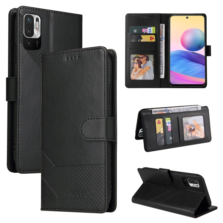 Custodia per telefono in pelle magnetica GQUTROBE Skin Feel, For Xiaomi Redmi Note 10 5G, For Xiaomi Redmi Note 10 Pro, For Xiaomi Redmi 8, For Xiaomi Redmi 9