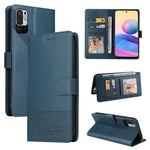 Custodia per telefono in pelle magnetica GQUTROBE Skin Feel, For Xiaomi Redmi Note 10 5G, For Xiaomi Redmi Note 10 Pro, For Xiaomi Redmi 8, For Xiaomi Redmi 9