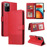 Custodia per telefono in pelle magnetica GQUTROBE Skin Feel, For Xiaomi Redmi Note 10 5G, For Xiaomi Redmi Note 10 Pro, For Xiaomi Redmi 8, For Xiaomi Redmi 9