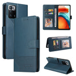 Custodia per telefono in pelle magnetica GQUTROBE Skin Feel, For Xiaomi Redmi Note 10 5G, For Xiaomi Redmi Note 10 Pro, For Xiaomi Redmi 8, For Xiaomi Redmi 9