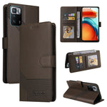 Custodia per telefono in pelle magnetica GQUTROBE Skin Feel, For Xiaomi Redmi Note 10 5G, For Xiaomi Redmi Note 10 Pro, For Xiaomi Redmi 8, For Xiaomi Redmi 9