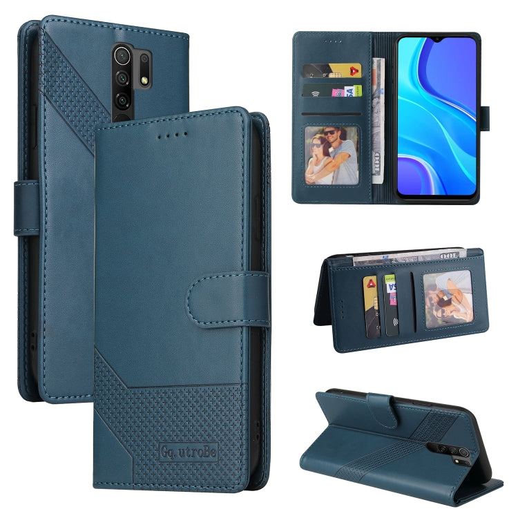 Custodia per telefono in pelle magnetica GQUTROBE Skin Feel, For Xiaomi Redmi Note 10 5G, For Xiaomi Redmi Note 10 Pro, For Xiaomi Redmi 8, For Xiaomi Redmi 9