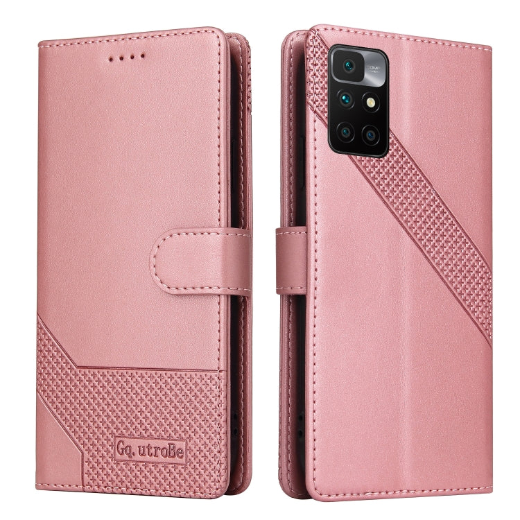 Custodia per telefono in pelle magnetica GQUTROBE Skin Feel, For Xiaomi Redmi 10, For Xiaomi Redmi Note 7, For Xiaomi Redmi Note 10 4G, For Xiaomi Redmi Note 11 4G Global