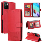 Custodia per telefono in pelle magnetica GQUTROBE Skin Feel, For Xiaomi Redmi 10, For Xiaomi Redmi Note 7, For Xiaomi Redmi Note 10 4G, For Xiaomi Redmi Note 11 4G Global