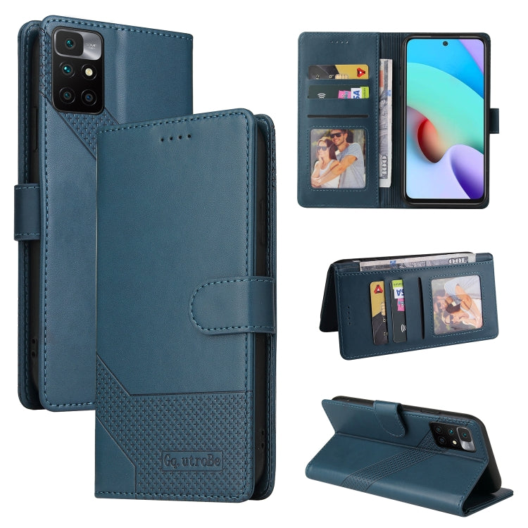 Custodia per telefono in pelle magnetica GQUTROBE Skin Feel, For Xiaomi Redmi 10, For Xiaomi Redmi Note 7, For Xiaomi Redmi Note 10 4G, For Xiaomi Redmi Note 11 4G Global