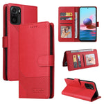 Custodia per telefono in pelle magnetica GQUTROBE Skin Feel, For Xiaomi Redmi 10, For Xiaomi Redmi Note 7, For Xiaomi Redmi Note 10 4G, For Xiaomi Redmi Note 11 4G Global
