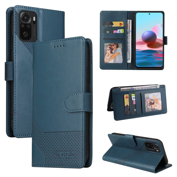 Custodia per telefono in pelle magnetica GQUTROBE Skin Feel, For Xiaomi Redmi 10, For Xiaomi Redmi Note 7, For Xiaomi Redmi Note 10 4G, For Xiaomi Redmi Note 11 4G Global