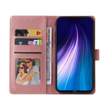 Custodia per telefono in pelle magnetica GQUTROBE Skin Feel, For Xiaomi Redmi Note 8, For Xiaomi Redmi Note 8T, For Xiaomi Redmi Note 9 / 10X 4G, For Xiaomi Redmi Note 11 Pro