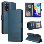 Custodia per telefono in pelle magnetica GQUTROBE Skin Feel, For Xiaomi Redmi Note 8, For Xiaomi Redmi Note 8T, For Xiaomi Redmi Note 9 / 10X 4G, For Xiaomi Redmi Note 11 Pro