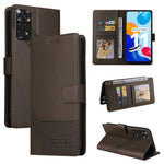 Custodia per telefono in pelle magnetica GQUTROBE Skin Feel, For Xiaomi Redmi Note 8, For Xiaomi Redmi Note 8T, For Xiaomi Redmi Note 9 / 10X 4G, For Xiaomi Redmi Note 11 Pro