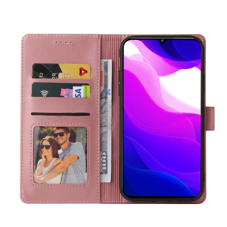 Custodia per telefono in pelle magnetica GQUTROBE Skin Feel, For Xiaomi Mi 10 Lite, For Xiaomi Mi 11 Lite, For Xiaomi Poco F3, For Xiaomi Poco X3 NFC