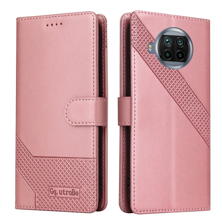 Custodia per telefono in pelle magnetica GQUTROBE Skin Feel, For Xiaomi Mi 10T Lite, For Xiaomi Mi 10T Pro, For Xiaomi Mi 11, For Xiaomi 11T / 11T Pro
