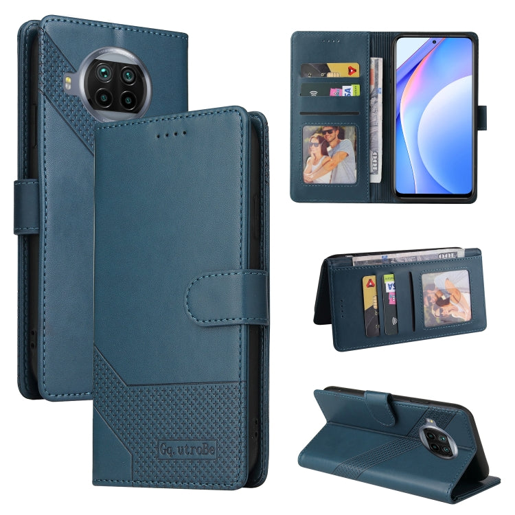 Custodia per telefono in pelle magnetica GQUTROBE Skin Feel, For Xiaomi Mi 10T Lite, For Xiaomi Mi 10T Pro, For Xiaomi Mi 11, For Xiaomi 11T / 11T Pro