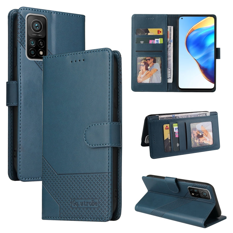 Custodia per telefono in pelle magnetica GQUTROBE Skin Feel, For Xiaomi Mi 10T Lite, For Xiaomi Mi 10T Pro, For Xiaomi Mi 11, For Xiaomi 11T / 11T Pro