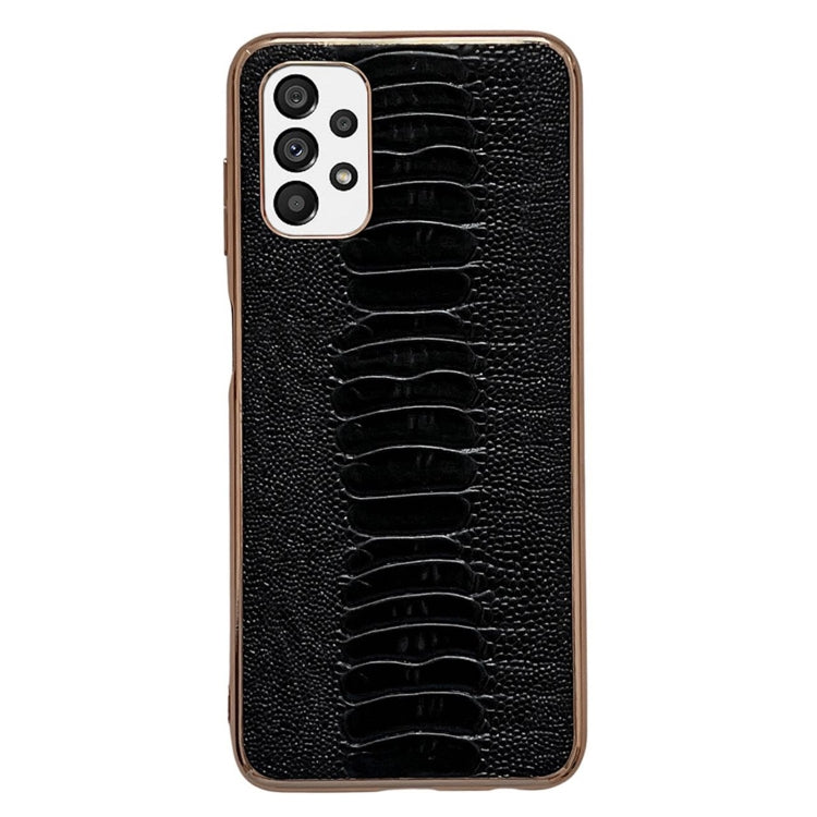 Custodia per telefono galvanica nano serie Weilai in vera pelle, For Samsung Galaxy A13 4G, For Samsung Galaxy A23 4G, For Samsung Galaxy A23 5G, For Samsung Galaxy A33 5G, For Samsung Galaxy A53 5G, For Samsung Galaxy A73 5G                           ...