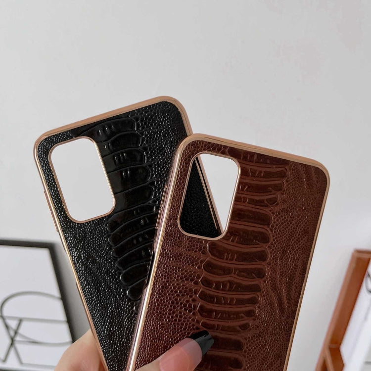 Custodia per telefono galvanica nano serie Weilai in vera pelle, For Samsung Galaxy A13 4G, For Samsung Galaxy A23 4G, For Samsung Galaxy A23 5G, For Samsung Galaxy A33 5G, For Samsung Galaxy A53 5G, For Samsung Galaxy A73 5G                           ...