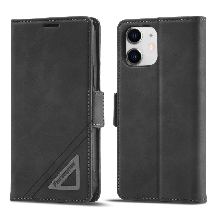 Forwenw Custodia per telefono in pelle con fibbia a doppio lato, For iPhone 12 mini, For iPhone 12 / 12 Pro, For iPhone 12 Pro Max, For iPhone 11, For iPhone 11 Pro, For iPhone 11 Pro Max, For iPhone X / XS, For iPhone XR