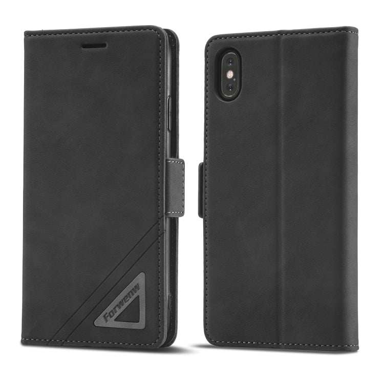Forwenw Custodia per telefono in pelle con fibbia a doppio lato, For iPhone XS Max, For iPhone SE 2022 / SE 2020 / 7 / 8, For iPhone 7 Plus / 8 Plus