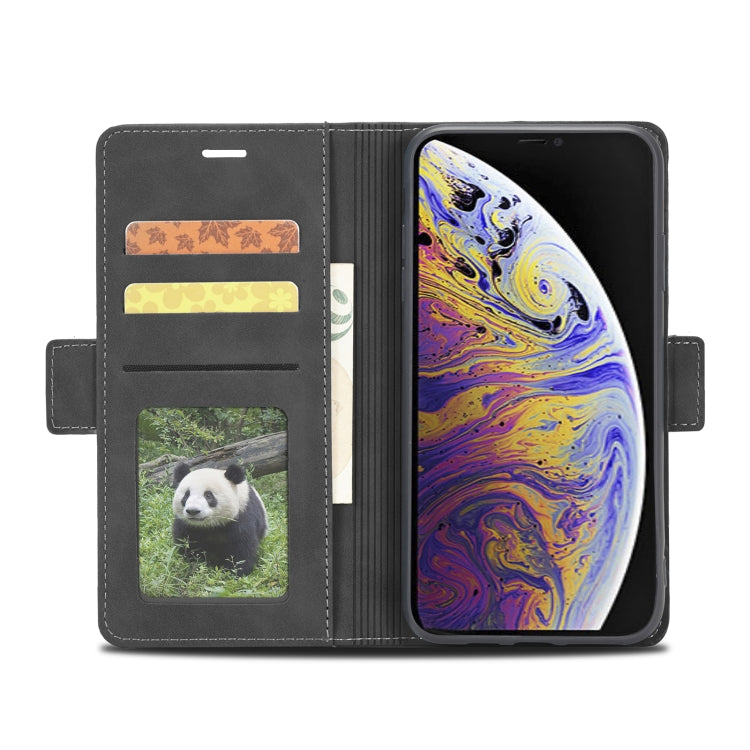 Forwenw Custodia per telefono in pelle con fibbia a doppio lato, For iPhone XS Max, For iPhone SE 2022 / SE 2020 / 7 / 8, For iPhone 7 Plus / 8 Plus