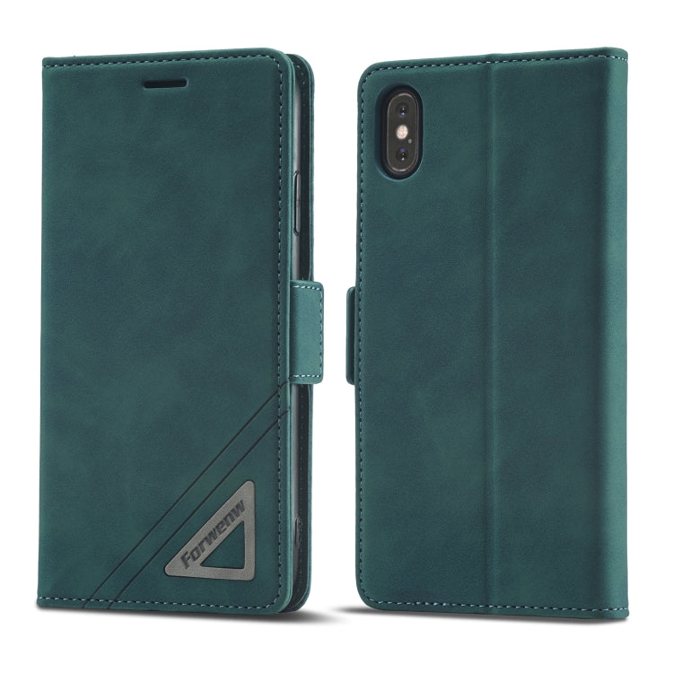 Forwenw Custodia per telefono in pelle con fibbia a doppio lato, For iPhone XS Max, For iPhone SE 2022 / SE 2020 / 7 / 8, For iPhone 7 Plus / 8 Plus