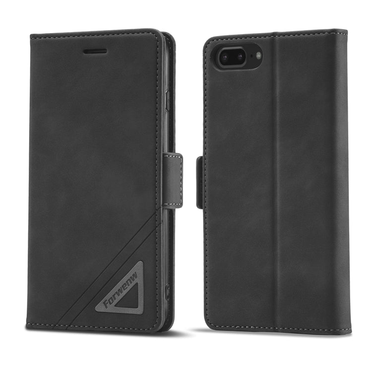 Forwenw Custodia per telefono in pelle con fibbia a doppio lato, For iPhone XS Max, For iPhone SE 2022 / SE 2020 / 7 / 8, For iPhone 7 Plus / 8 Plus