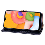 Custodia portafoglio in pelle per Samsung Galaxy A71