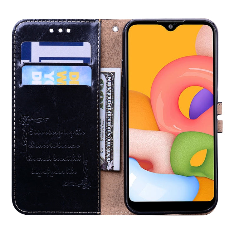 Custodia portafoglio in pelle per Samsung Galaxy A71