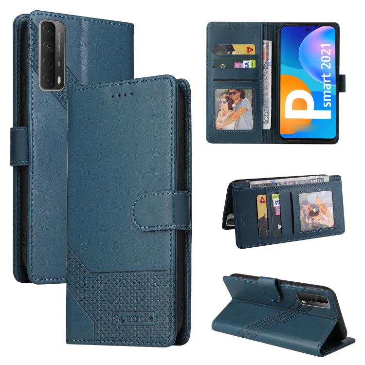 Custodia per telefono in pelle magnetica GQUTROBE Skin Feel, For Huawei P Smart 2021, For Huawei P20 Lite, For Huawei P30 Pro, For Huawei P30 Lite