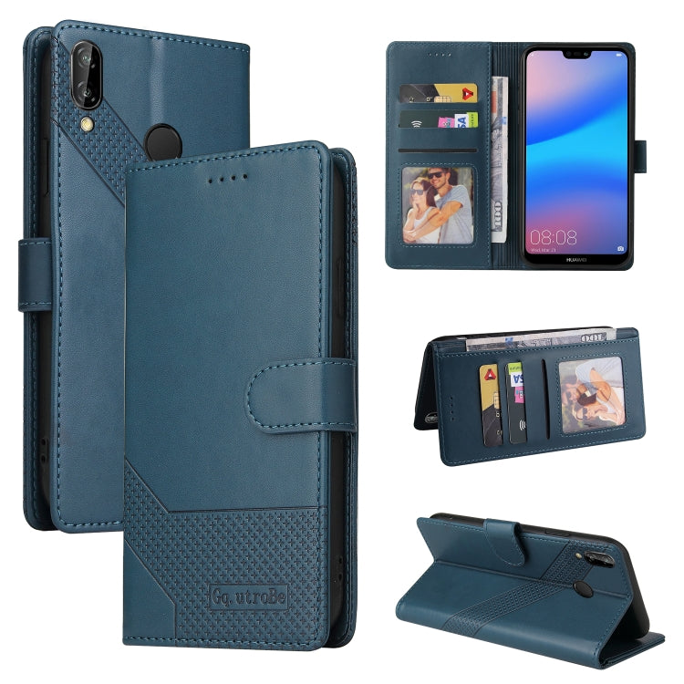 Custodia per telefono in pelle magnetica GQUTROBE Skin Feel, For Huawei P Smart 2021, For Huawei P20 Lite, For Huawei P30 Pro, For Huawei P30 Lite