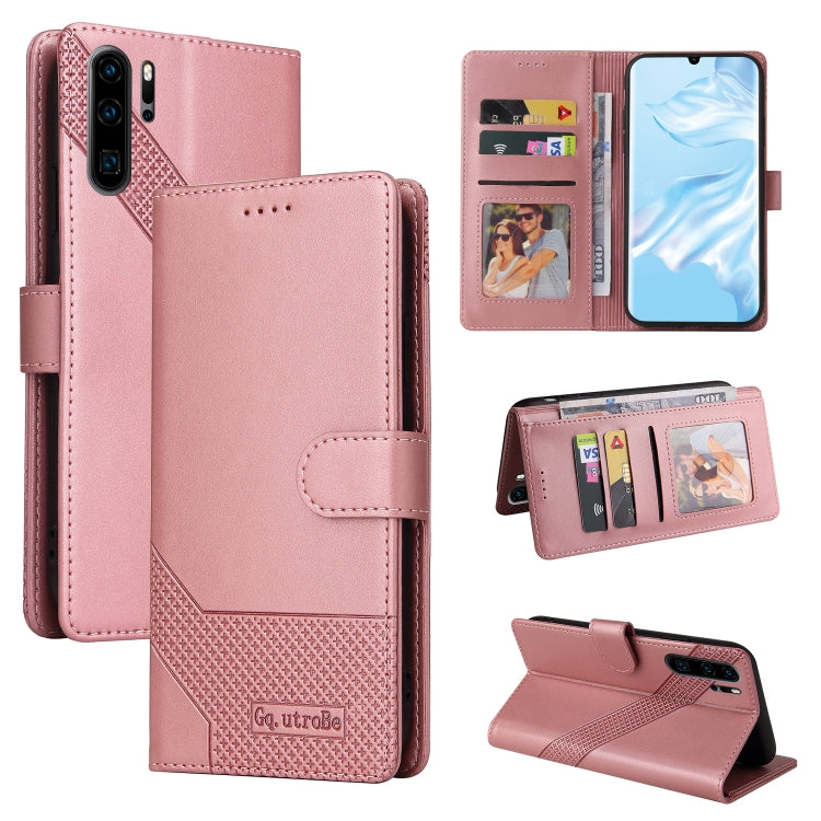 Custodia per telefono in pelle magnetica GQUTROBE Skin Feel, For Huawei P Smart 2021, For Huawei P20 Lite, For Huawei P30 Pro, For Huawei P30 Lite