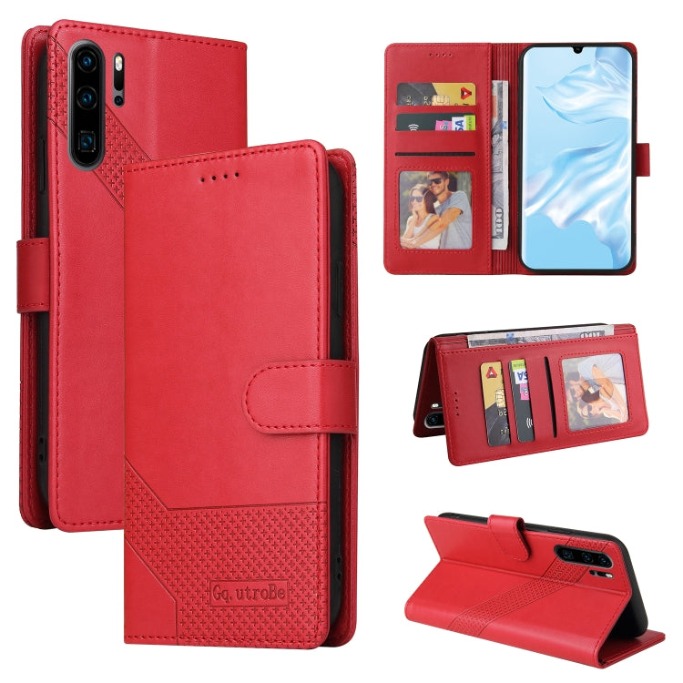 Custodia per telefono in pelle magnetica GQUTROBE Skin Feel, For Huawei P Smart 2021, For Huawei P20 Lite, For Huawei P30 Pro, For Huawei P30 Lite