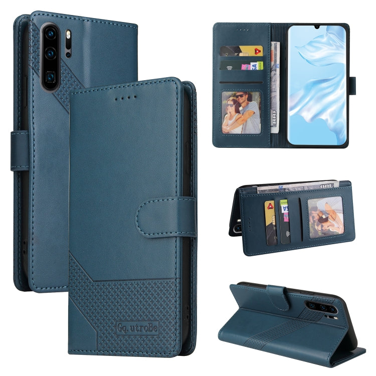 Custodia per telefono in pelle magnetica GQUTROBE Skin Feel, For Huawei P Smart 2021, For Huawei P20 Lite, For Huawei P30 Pro, For Huawei P30 Lite
