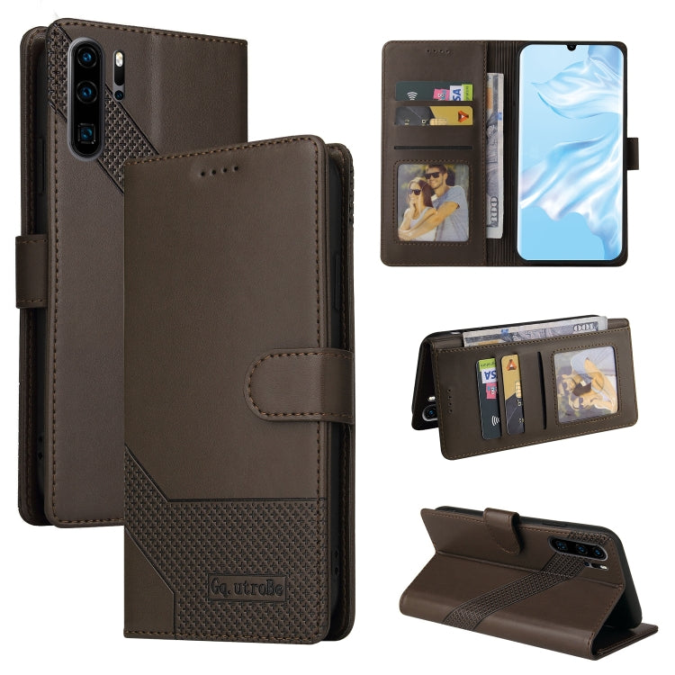 Custodia per telefono in pelle magnetica GQUTROBE Skin Feel, For Huawei P Smart 2021, For Huawei P20 Lite, For Huawei P30 Pro, For Huawei P30 Lite