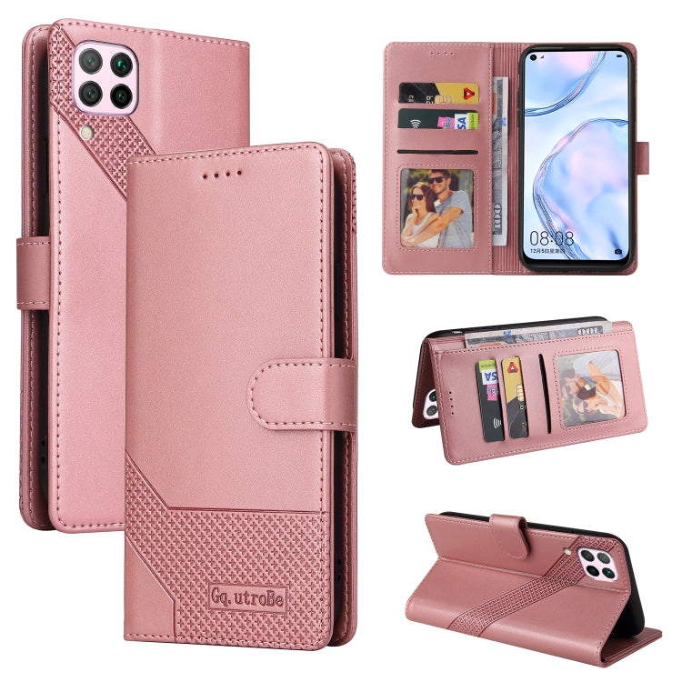 Custodia per telefono in pelle magnetica GQUTROBE Skin Feel, For Huawei P40 Lite, For Huawei P40 Pro, For Huawei P Smart 2019, For Huawei P Smart Z