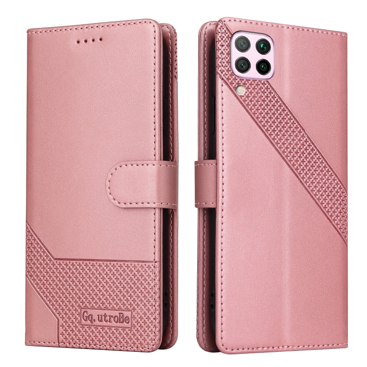 Custodia per telefono in pelle magnetica GQUTROBE Skin Feel, For Huawei P40 Lite, For Huawei P40 Pro, For Huawei P Smart 2019, For Huawei P Smart Z
