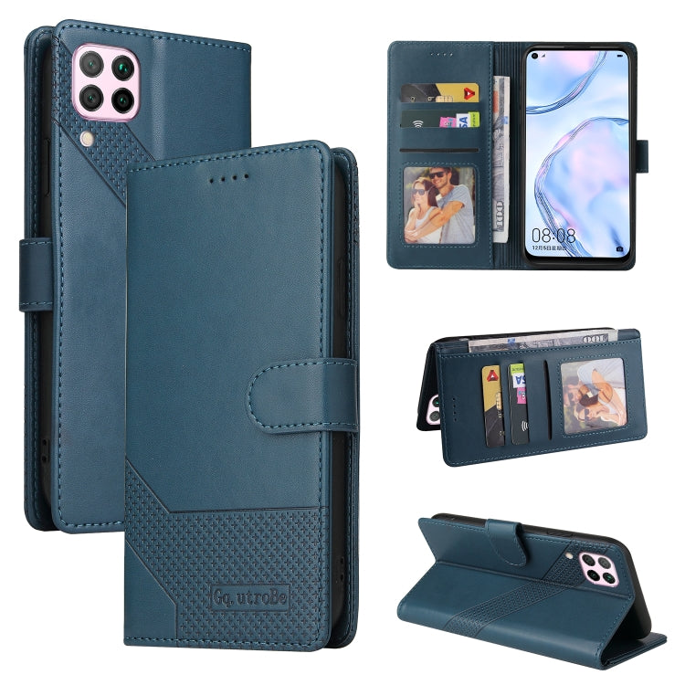 Custodia per telefono in pelle magnetica GQUTROBE Skin Feel, For Huawei P40 Lite, For Huawei P40 Pro, For Huawei P Smart 2019, For Huawei P Smart Z