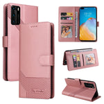 Custodia per telefono in pelle magnetica GQUTROBE Skin Feel, For Huawei P40 Lite, For Huawei P40 Pro, For Huawei P Smart 2019, For Huawei P Smart Z