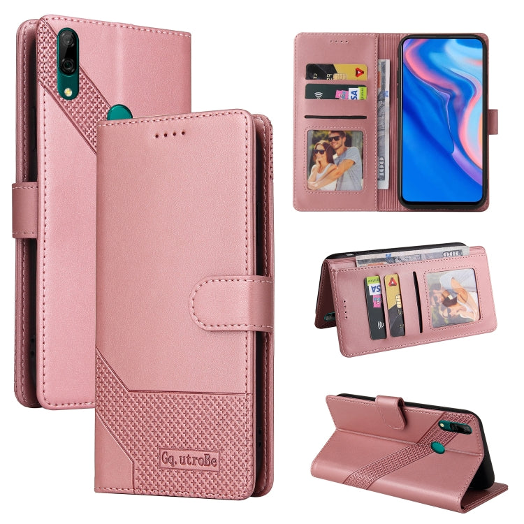 Custodia per telefono in pelle magnetica GQUTROBE Skin Feel, For Huawei P40 Lite, For Huawei P40 Pro, For Huawei P Smart 2019, For Huawei P Smart Z