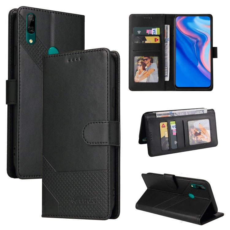 Custodia per telefono in pelle magnetica GQUTROBE Skin Feel, For Huawei P40 Lite, For Huawei P40 Pro, For Huawei P Smart 2019, For Huawei P Smart Z