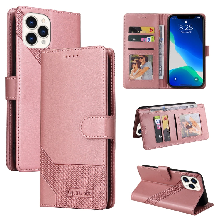 Custodia per telefono in pelle magnetica GQUTROBE Skin Feel, For iPhone 13 Pro Max, For iPhone 13 Pro, For iPhone 13, For iPhone 13 mini