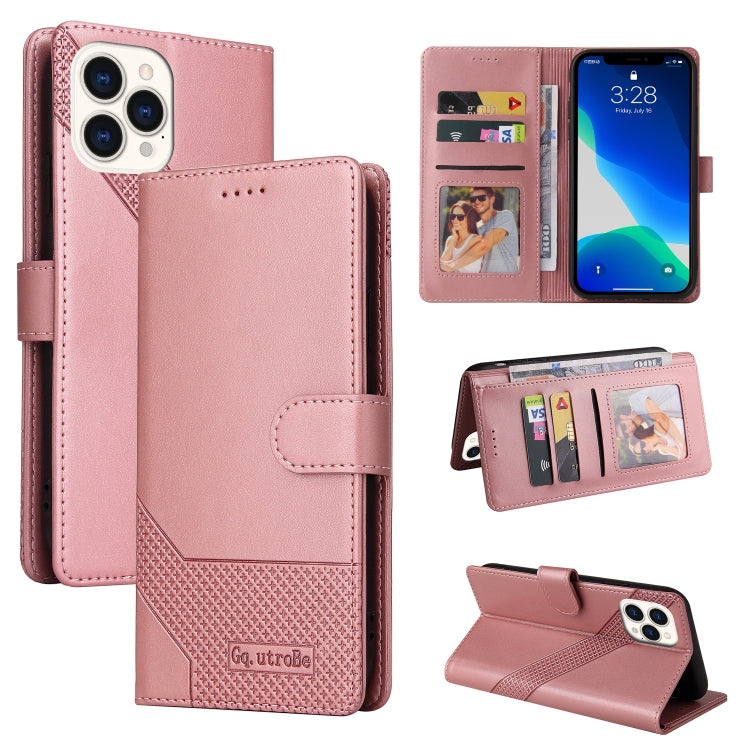 Custodia per telefono in pelle magnetica GQUTROBE Skin Feel, For iPhone 13 Pro Max, For iPhone 13 Pro, For iPhone 13, For iPhone 13 mini