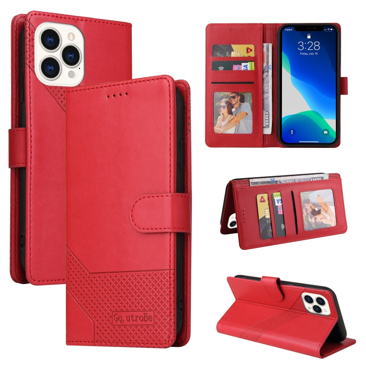 Custodia per telefono in pelle magnetica GQUTROBE Skin Feel, For iPhone 13 Pro Max, For iPhone 13 Pro, For iPhone 13, For iPhone 13 mini