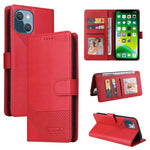 Custodia per telefono in pelle magnetica GQUTROBE Skin Feel, For iPhone 13 Pro Max, For iPhone 13 Pro, For iPhone 13, For iPhone 13 mini
